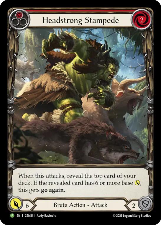 Headstrong Stampede, GEM Pack 6 GEM211