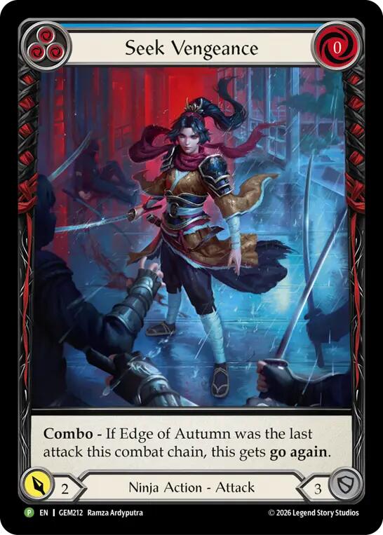 Seek Vengeance, GEM Pack 6 GEM212