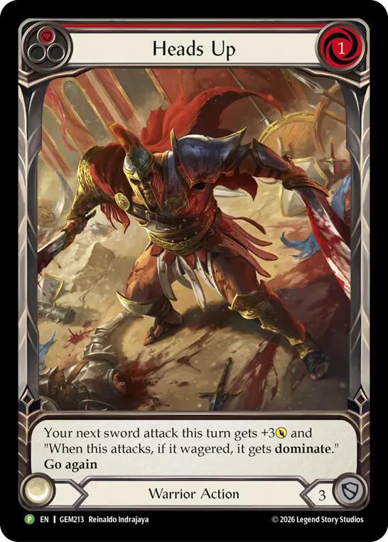 Heads Up, GEM Pack 6 GEM213