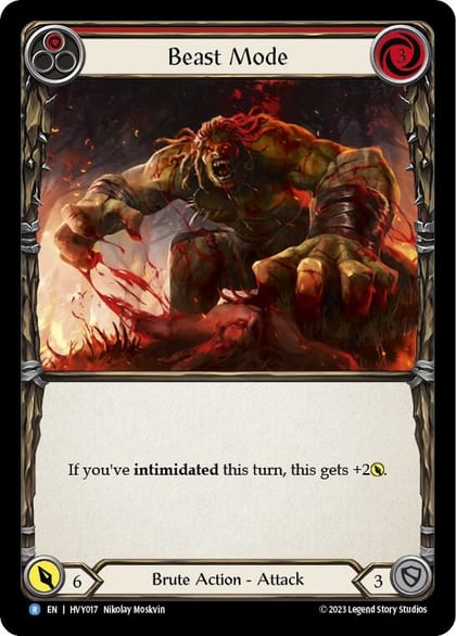 Beast Mode (Red), Heavy Hitters HVY017