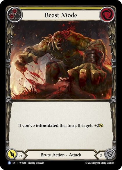 Beast Mode (Yellow), Heavy Hitters HVY018