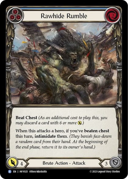 Rawhide Rumble (Blue), Heavy Hitters HVY025
