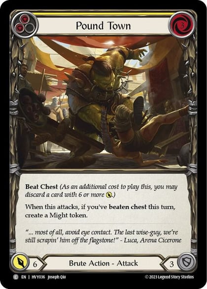 Pound Town (Yellow), Heavy Hitters HVY036