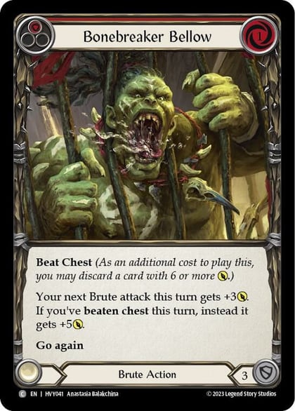 Bonebreaker Bellow (Red), Heavy Hitters HVY041