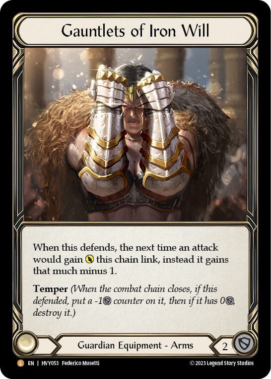 Gauntlets of Iron Will, Heavy Hitters HVY053