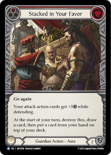 Stacked in Your Favor (Red), Heavy Hitters HVY068
