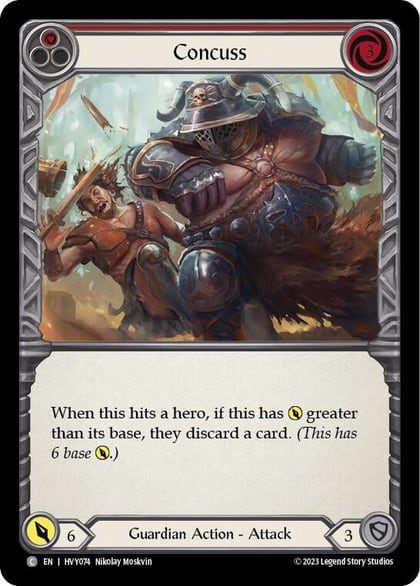 Concuss (Red), Heavy Hitters HVY074