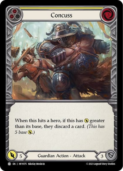 Concuss (Yellow), Heavy Hitters HVY075