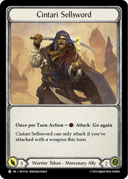 Cintari Sellsword, Heavy Hitters HVY134