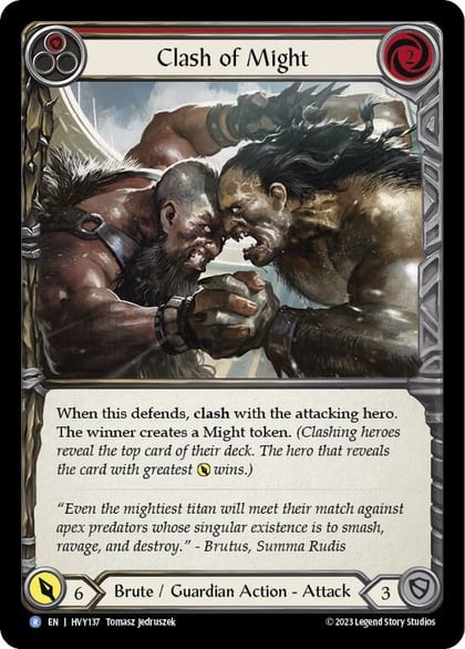 Clash of Might (Red), Heavy Hitters HVY137