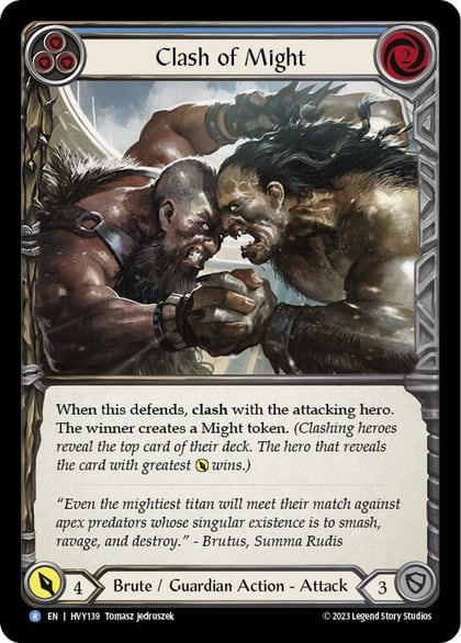 Clash of Might (Blue), Heavy Hitters HVY139