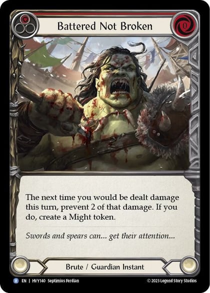 Battered Not Broken, Heavy Hitters HVY140