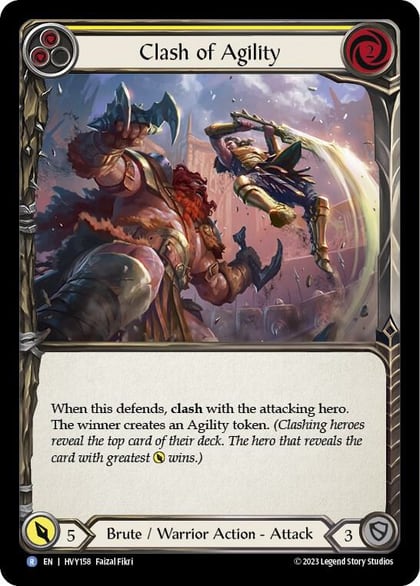 Clash of Agility (Yellow), Heavy Hitters HVY158