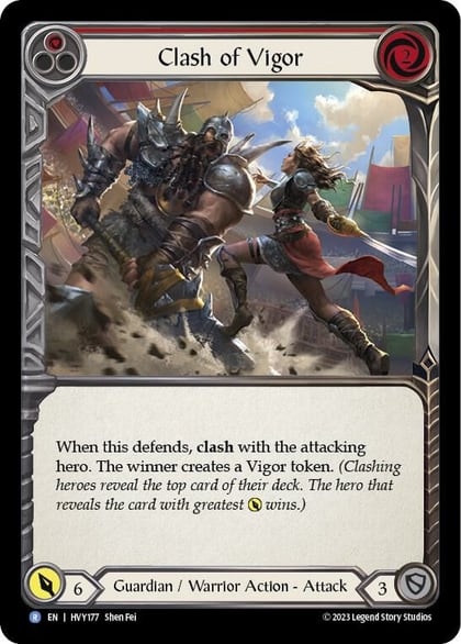 Clash of Vigor (Red), Heavy Hitters HVY177