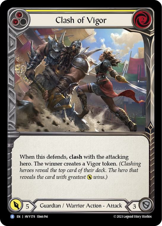 Clash of Vigor (Yellow), Heavy Hitters HVY178