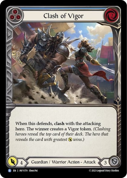 Clash of Vigor (Blue), Heavy Hitters HVY179