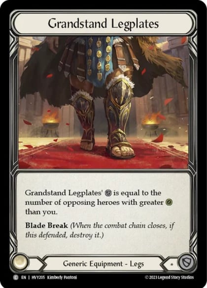 Grandstand Legplates, Heavy Hitters HVY205