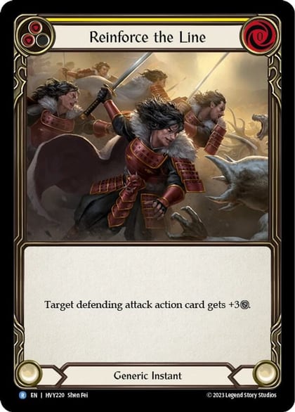 Reinforce the Line (Yellow), Heavy Hitters HVY220