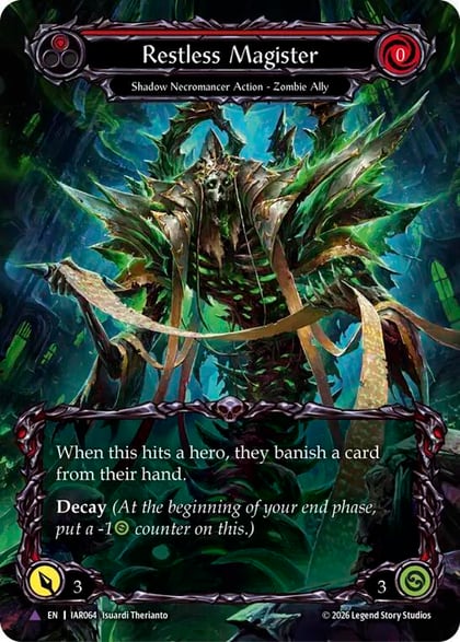 Restless Magister (Red) (Marvel), Usurp the Shadow Throne IAR064