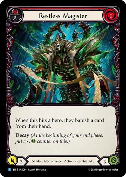 Restless Magister (Red), Usurp the Shadow Throne IAR064