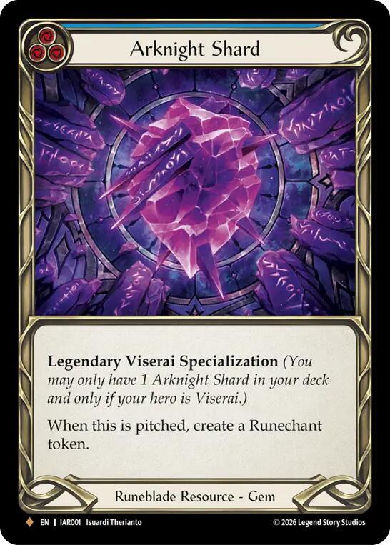 Arknight Shard (Blue), Usurp the Shadow Throne IAR001