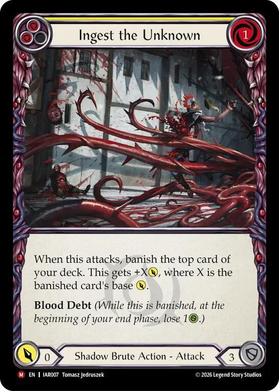 Ingest the Unknown, Usurp the Shadow Throne IAR007