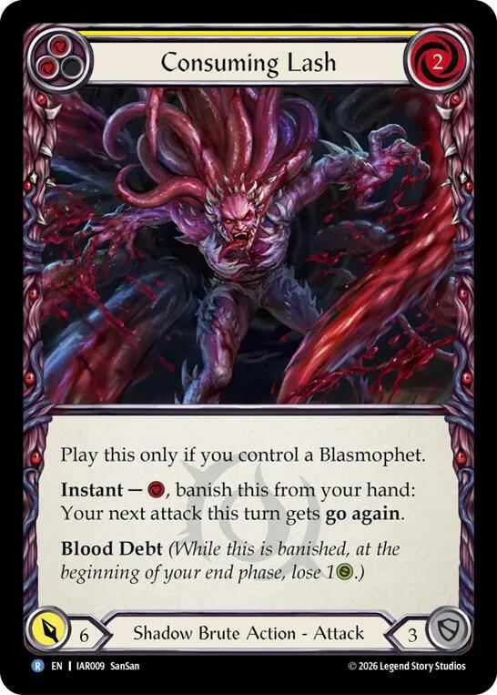 Consuming Lash, Usurp the Shadow Throne IAR009