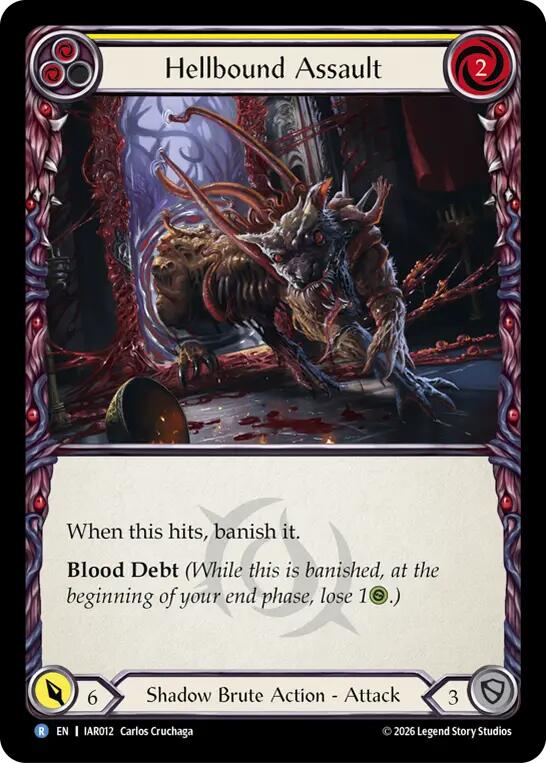Hellbound Assault (Yellow), Usurp the Shadow Throne IAR012