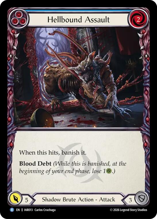 Hellbound Assault (Blue), Usurp the Shadow Throne IAR013