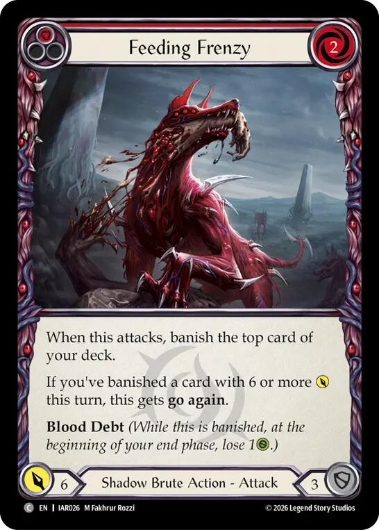 Feeding Frenzy (Red), Usurp the Shadow Throne IAR026