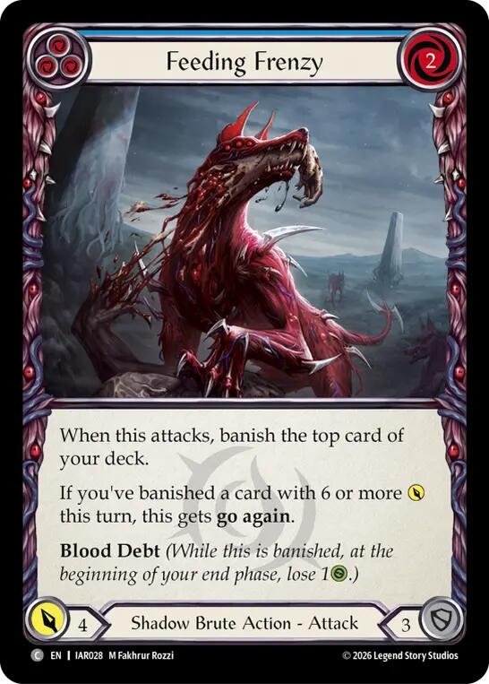Feeding Frenzy (Blue), Usurp the Shadow Throne IAR028