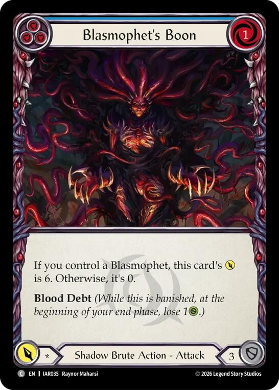 Blasmophet's Boon, Usurp the Shadow Throne IAR035