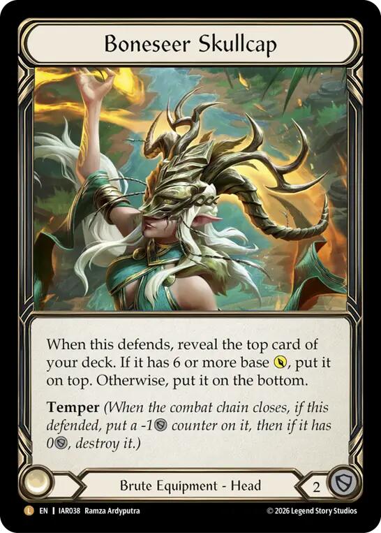 Boneseer Skullcap, Usurp the Shadow Throne IAR038
