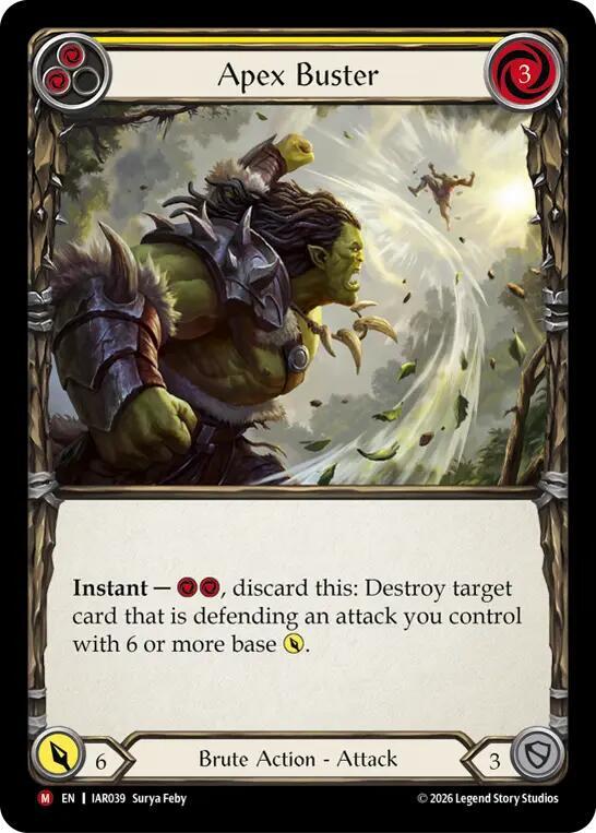Apex Buster, Usurp the Shadow Throne IAR039
