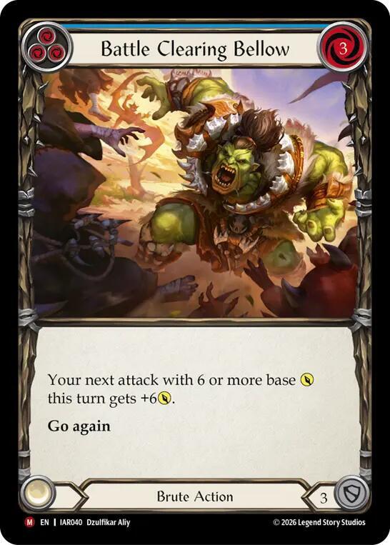 Battle Clearing Bellow, Usurp the Shadow Throne IAR040
