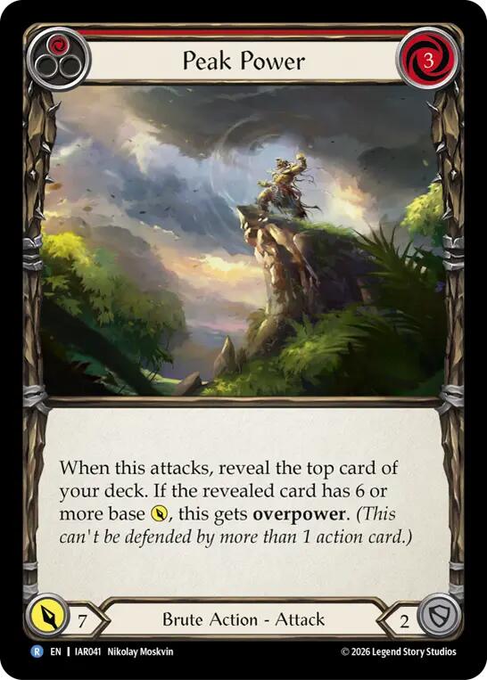 Peak Power (Red), Usurp the Shadow Throne IAR041