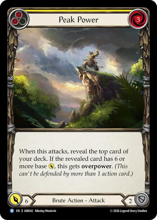 Peak Power (Yellow), Usurp the Shadow Throne IAR042