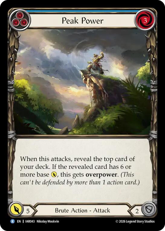 Peak Power (Blue), Usurp the Shadow Throne IAR043