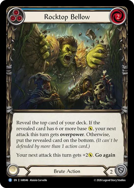 Rocktop Bellow (Blue), Usurp the Shadow Throne IAR046