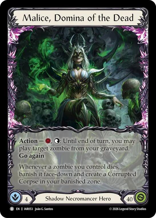 Malice, Domina of the Dead, Usurp the Shadow Throne IAR053