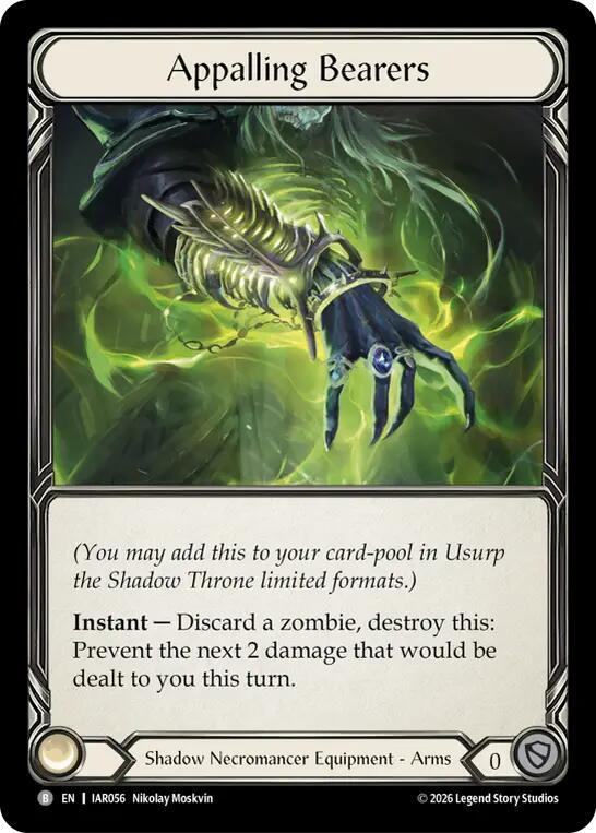 Appalling Bearers, Usurp the Shadow Throne IAR056