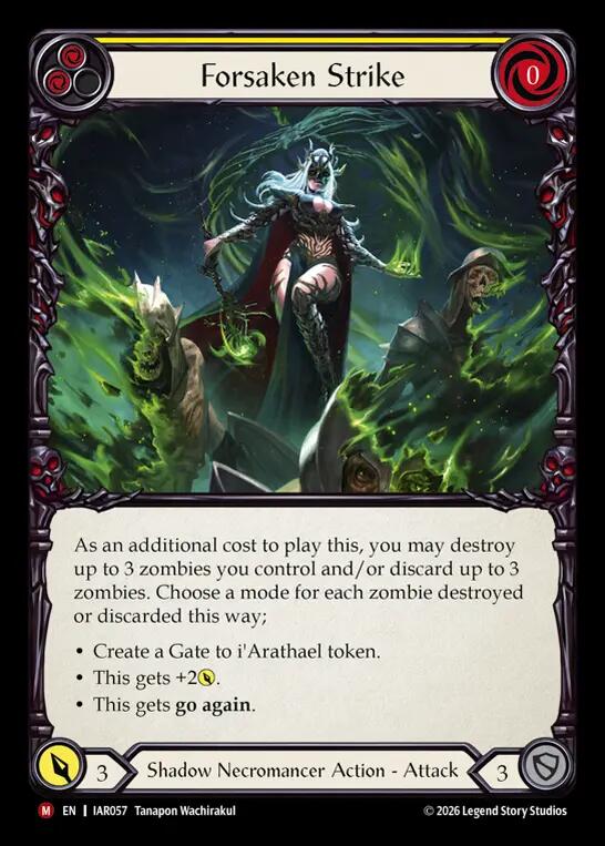 Forsaken Strike, Usurp the Shadow Throne IAR057