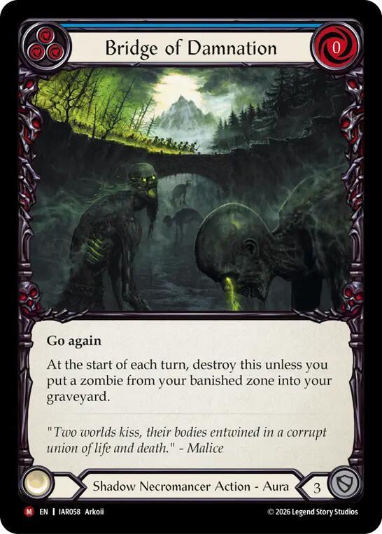 Bridge of Damnation (Blue), Usurp the Shadow Throne IAR058