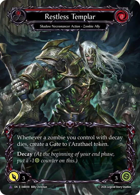 Restless Templar (Marvel), Usurp the Shadow Throne IAR059