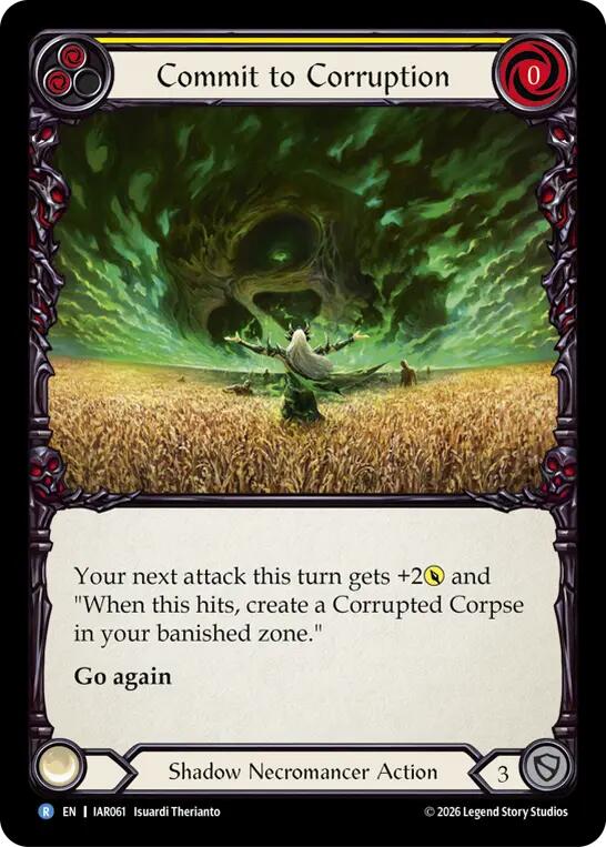 Commit to Corruption (Yellow), Usurp the Shadow Throne IAR061