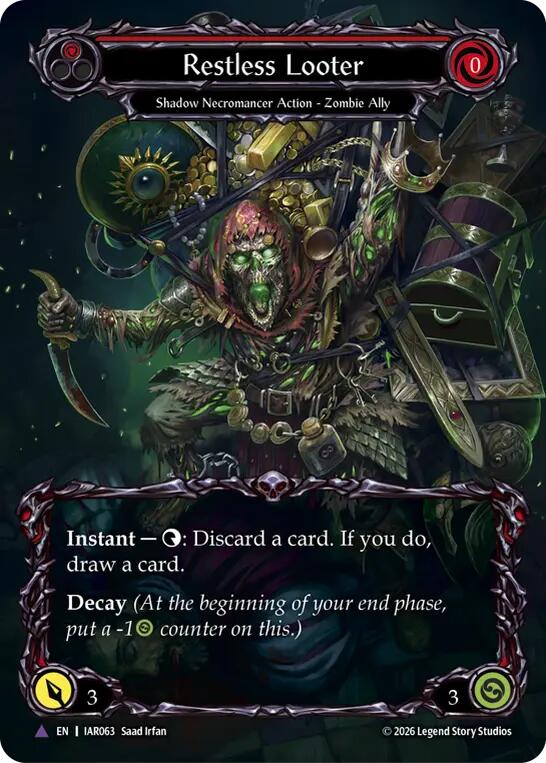 Restless Looter (Marvel), Usurp the Shadow Throne IAR063