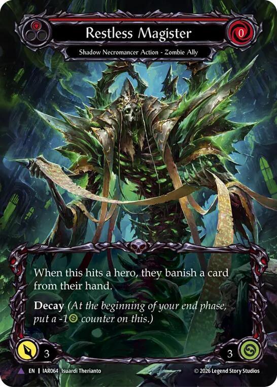 Restless Magister (Red) (Marvel), Usurp the Shadow Throne IAR064