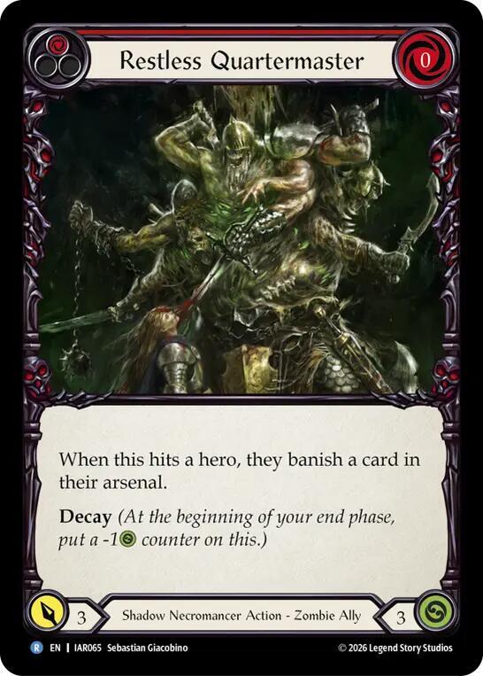 Restless Quartermaster, Usurp the Shadow Throne IAR065