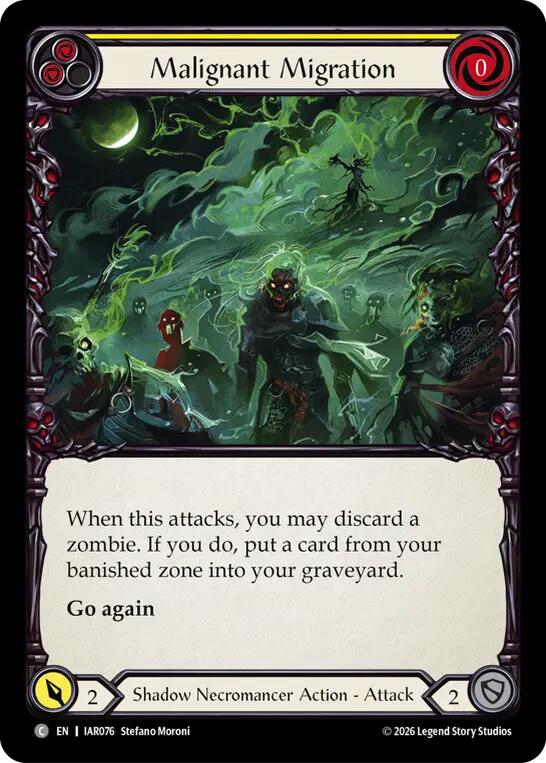 Malignant Migration (Yellow), Usurp the Shadow Throne IAR076