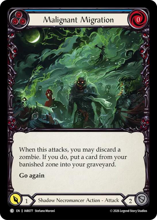 Malignant Migration (Blue), Usurp the Shadow Throne IAR077
